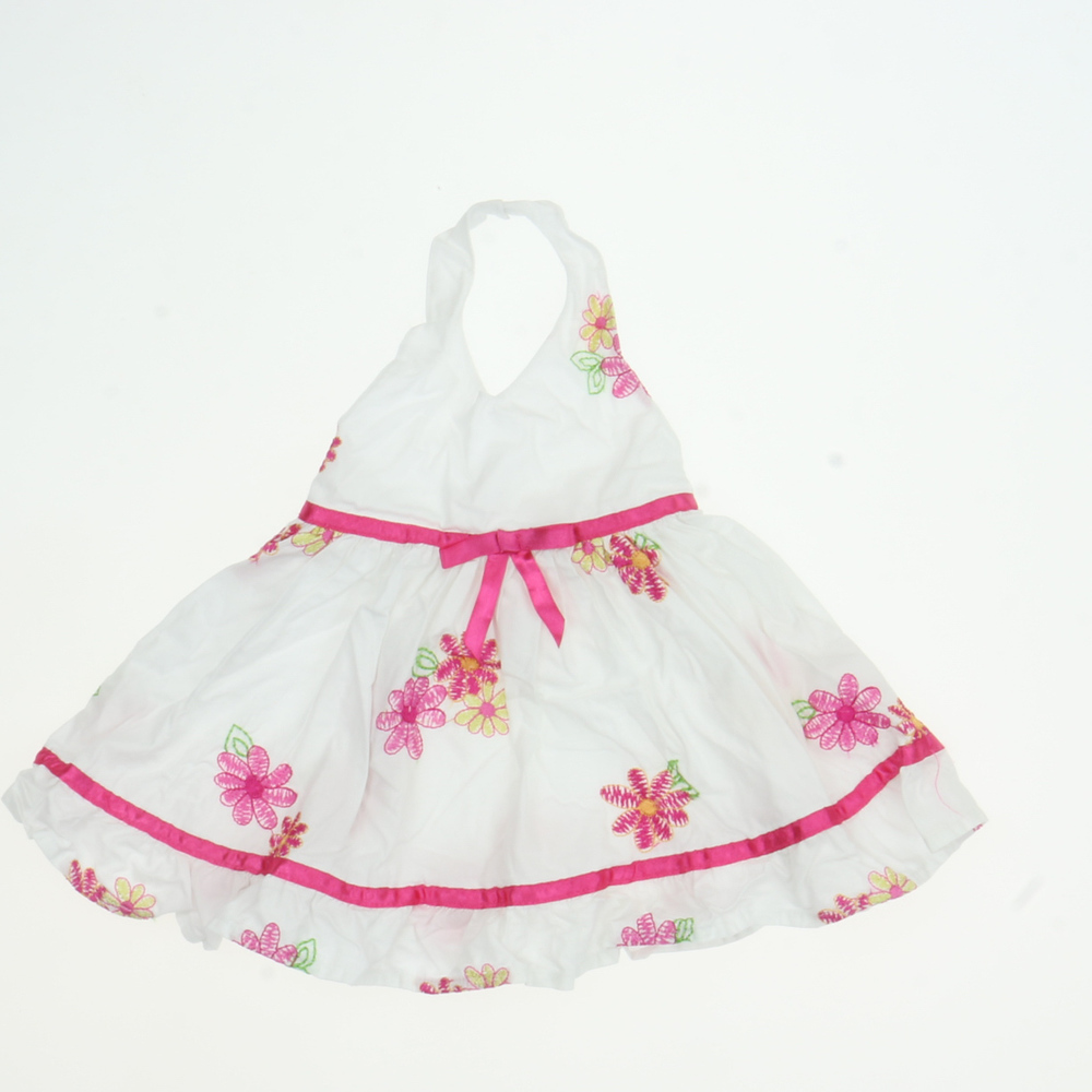 Baby Beri Girls White Floral Dress size: 6 Months